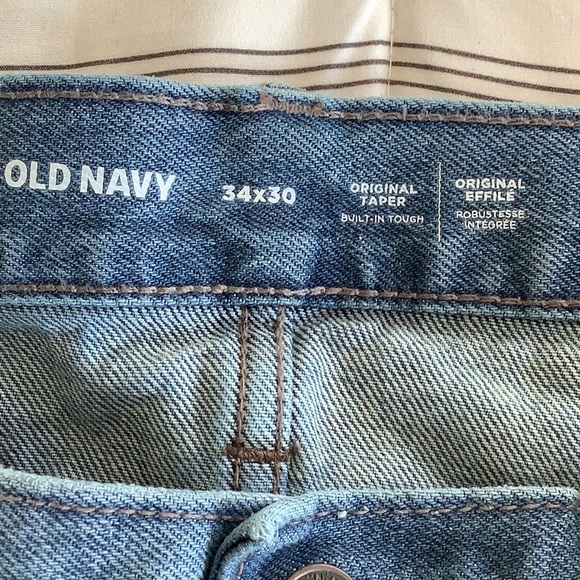 JEANS OLD NAVY MEN’S 34-30 ORIGINAL TAPER - Picture 4 of 6
